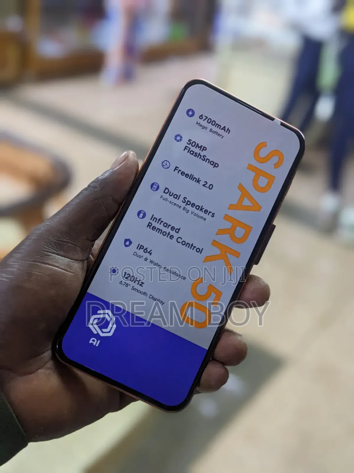 New Tecno Spark 50 128 GB Orange