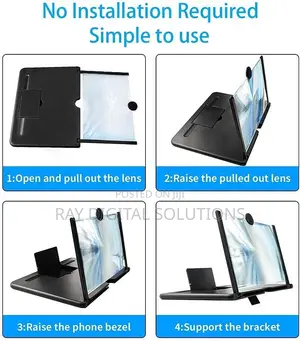 3D Mobile Phone Screen Magnifier 10-Inch Mobile Phone Screen Magnifier