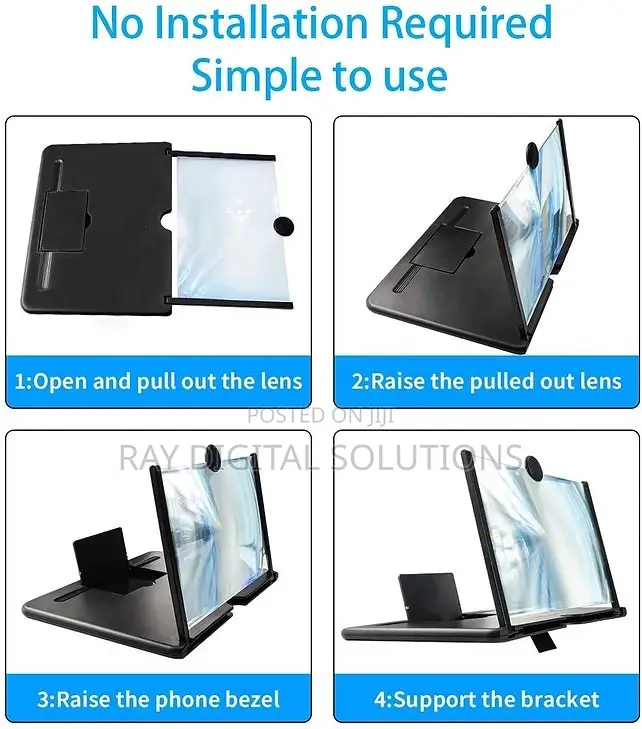 3D Mobile Phone Screen Magnifier 10-Inch Mobile Phone Screen Magnifier