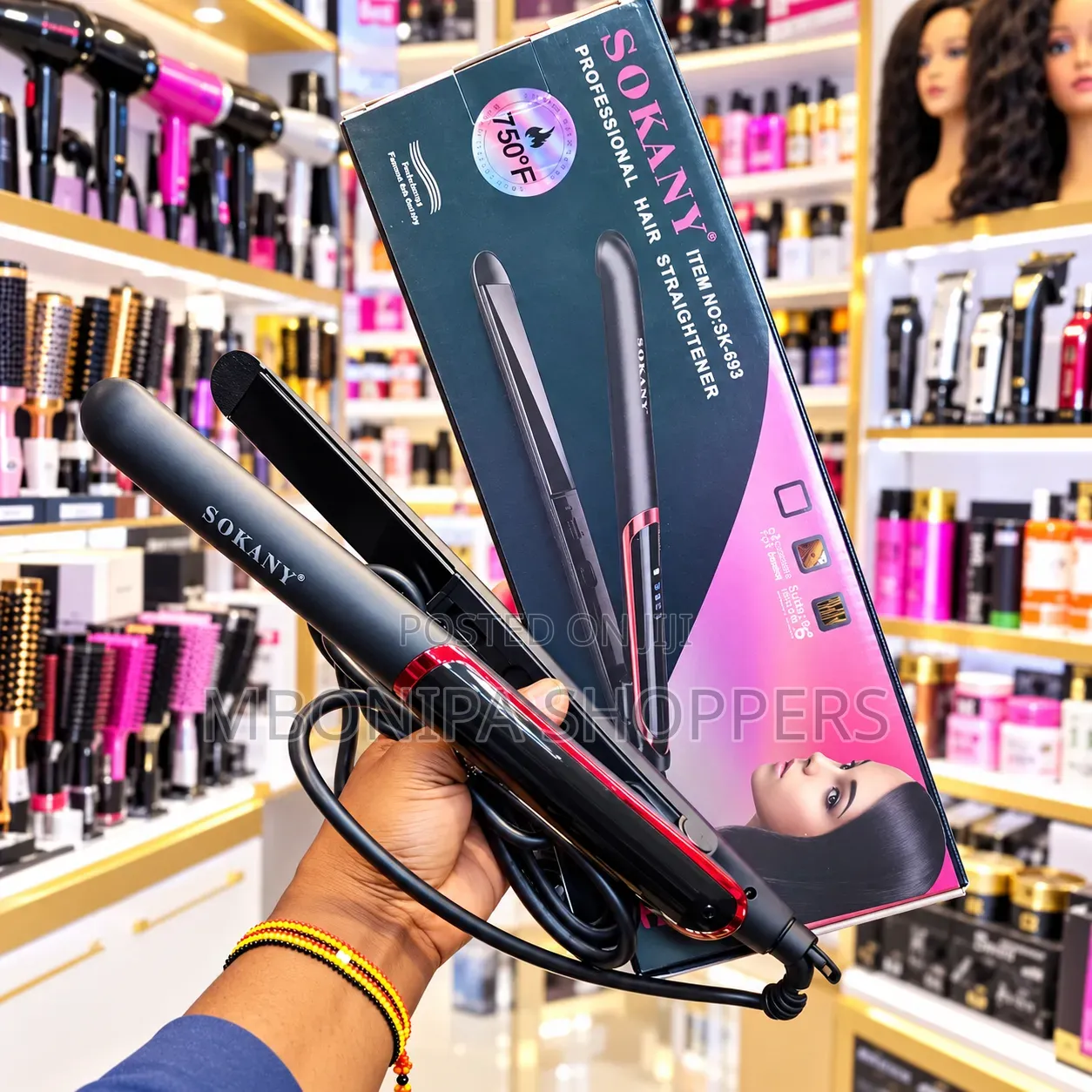 SOKANY Professional Hair Straightener – 750°F