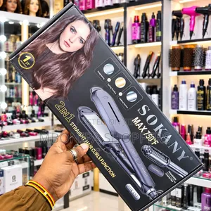 SOKANY 2-in-1 Hair Straightener & Curler – Multi-Function Styling Tool