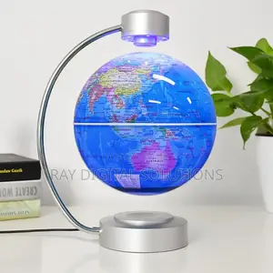 20cm Magnet Levitate Floating Globe Unique Bend Shape as Decoration