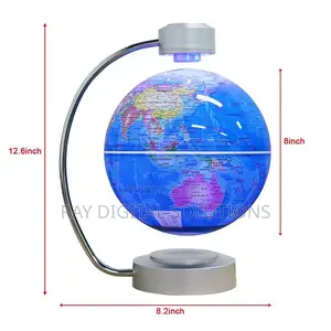 20cm Magnet Levitate Floating Globe Unique Bend Shape as Decoration
