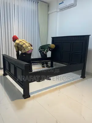 New Black String Bed Wood in Musambya