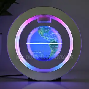 6 Inch Round Shape Magnetic Floating Levitation Rotating Globe