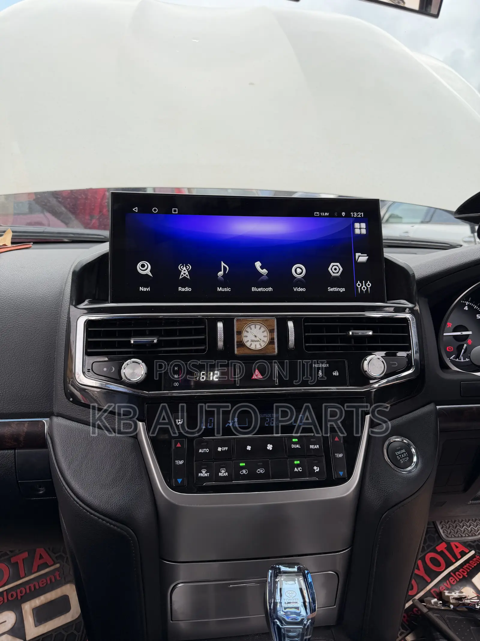 Landcruiser 12.3” Custom Fit Android Radio 4k Screen Display