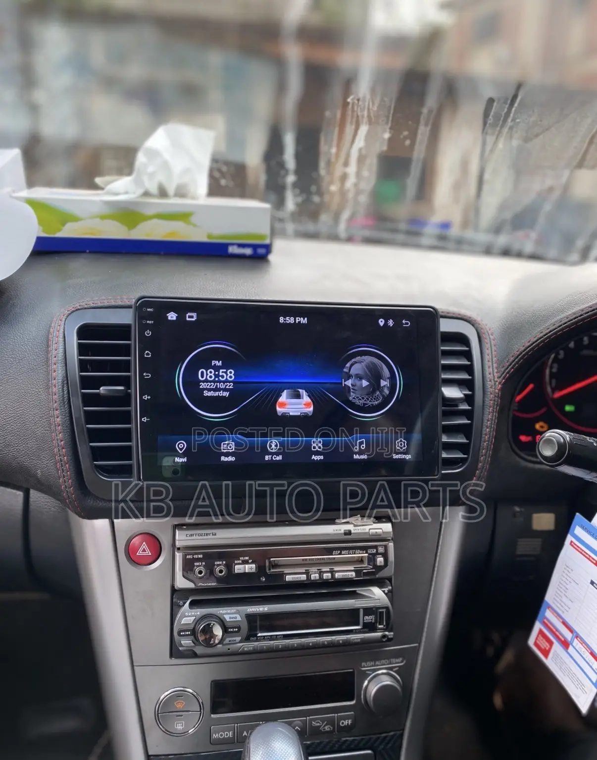 9inch Android Radio Fitted in Subaru Legacy