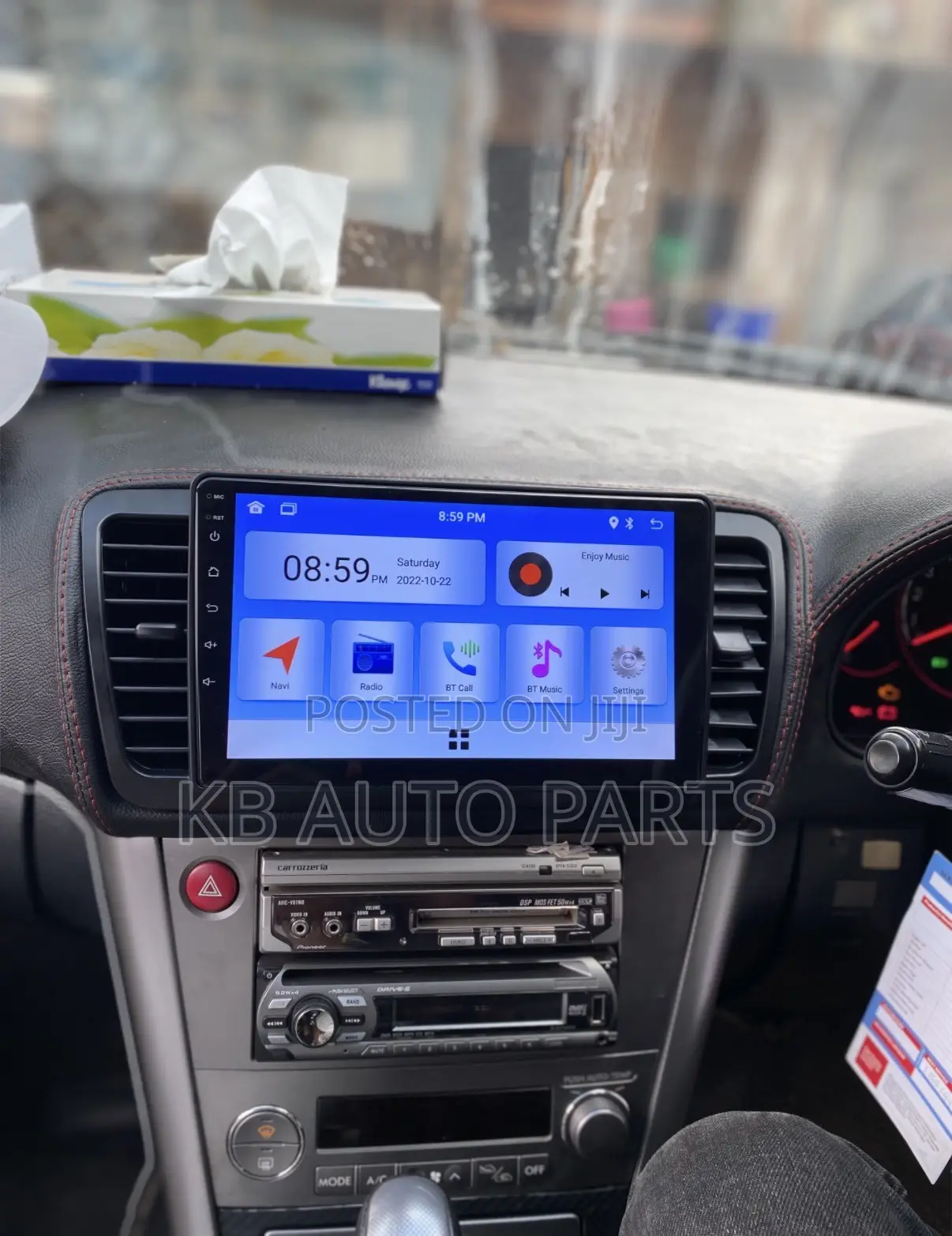 9inch Android Radio Fitted in Subaru Legacy