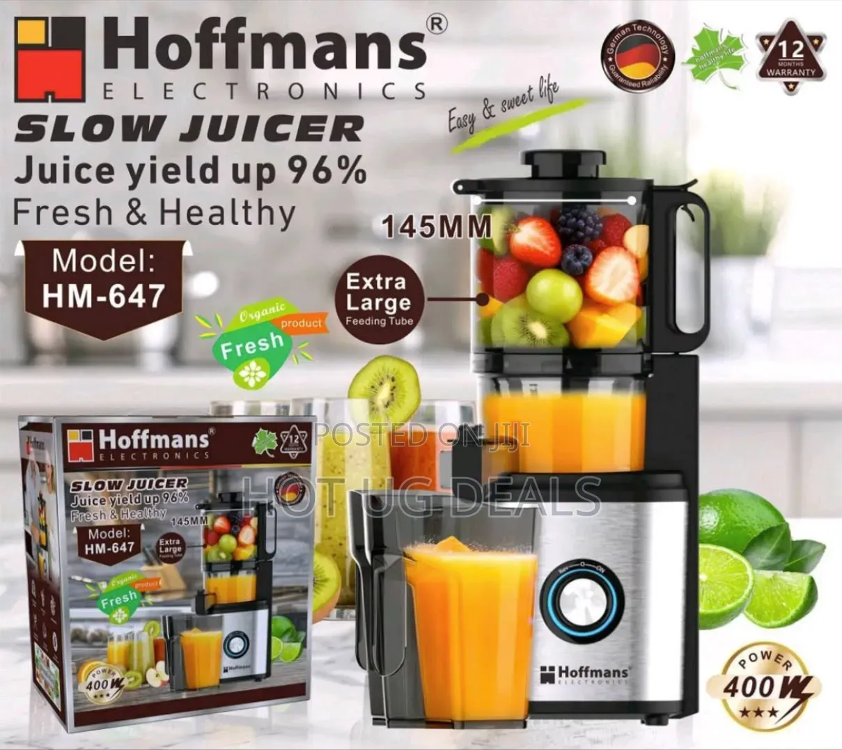 Hoffmans Slow Juicer HM-647