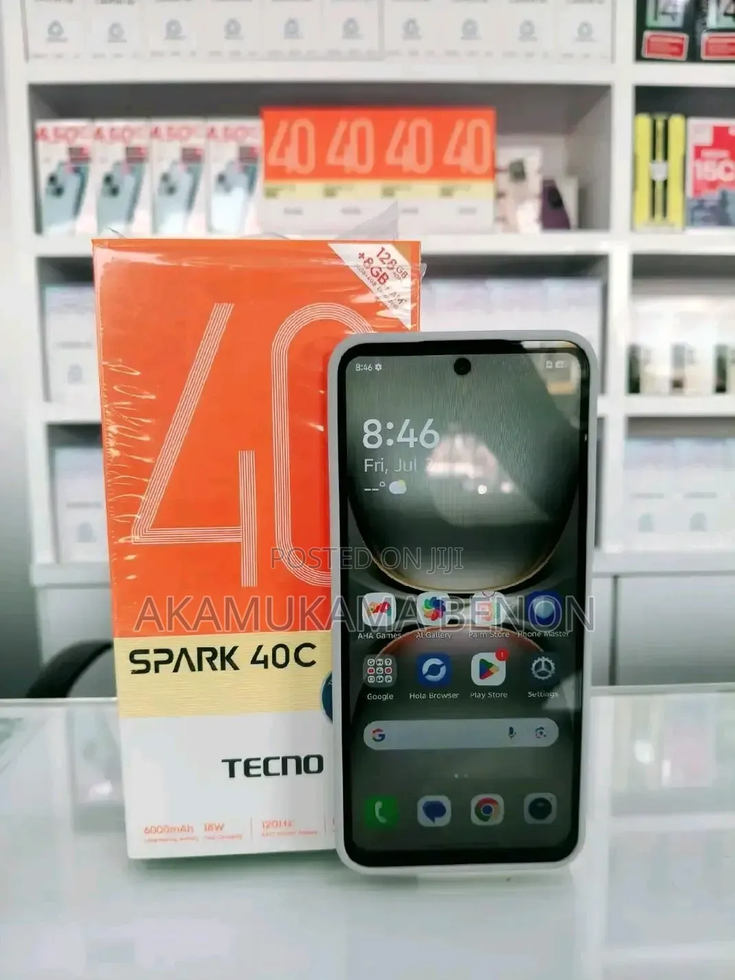 New Tecno Spark 40 256 GB Silver