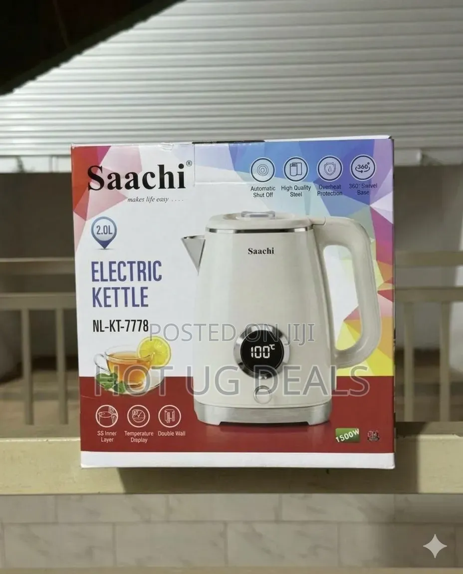 Saachi 2.0L Digital Electric Kettle (NL-KT-7778) – 1500W