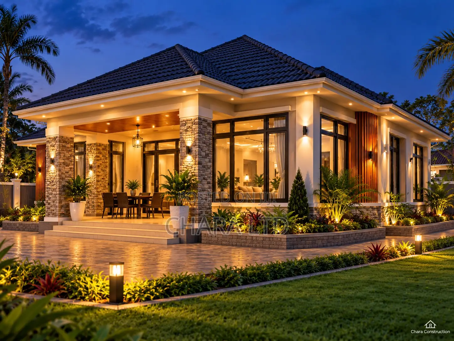 Modern 3 Bedroom House Plans & 3D Design