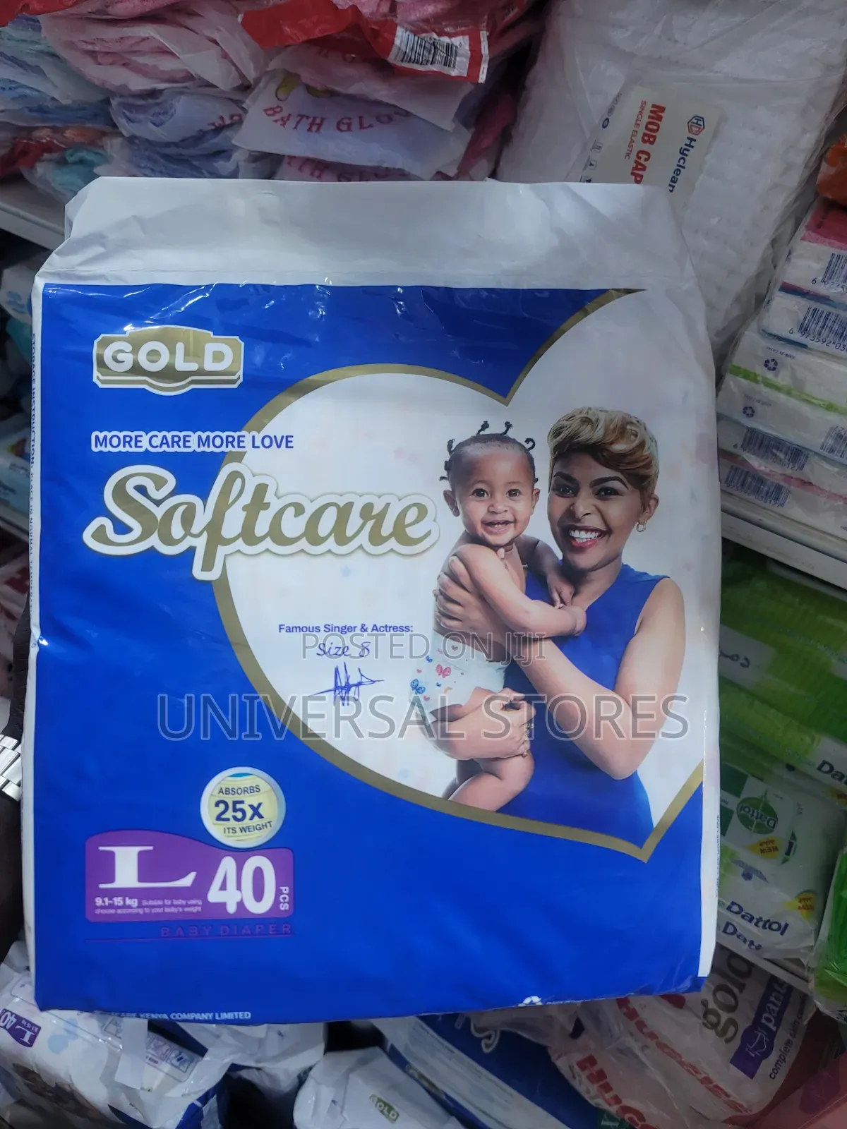 Softcare Gold Baby Diapers (Large, 40 Pieces)