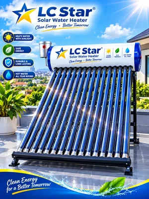 120 Liters LC Star Clean Energy Solar Water Heater