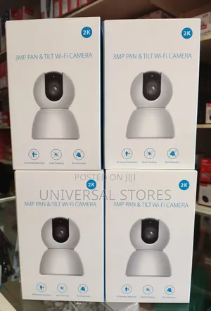 3MP 2K Pan & Tilt Wi-Fi Smart Indoor Security Cameras