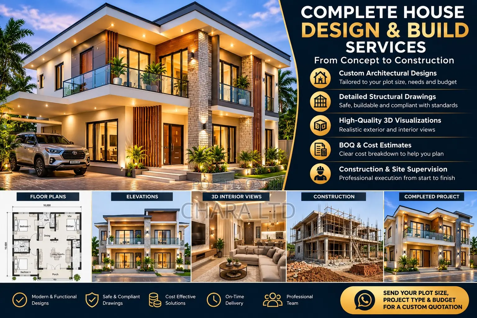 Complete House Design & Build Services