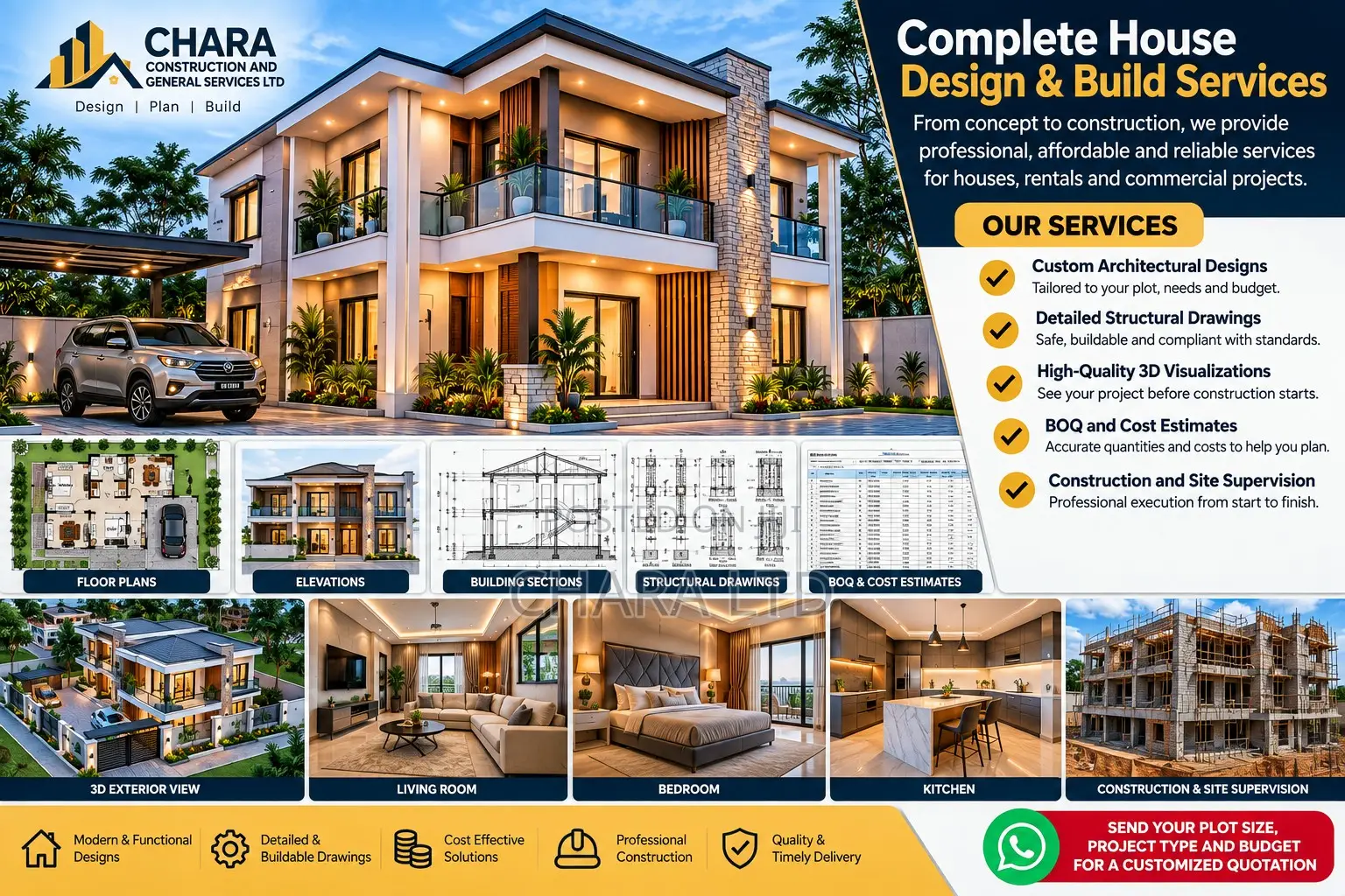 Complete House Design & Build Services