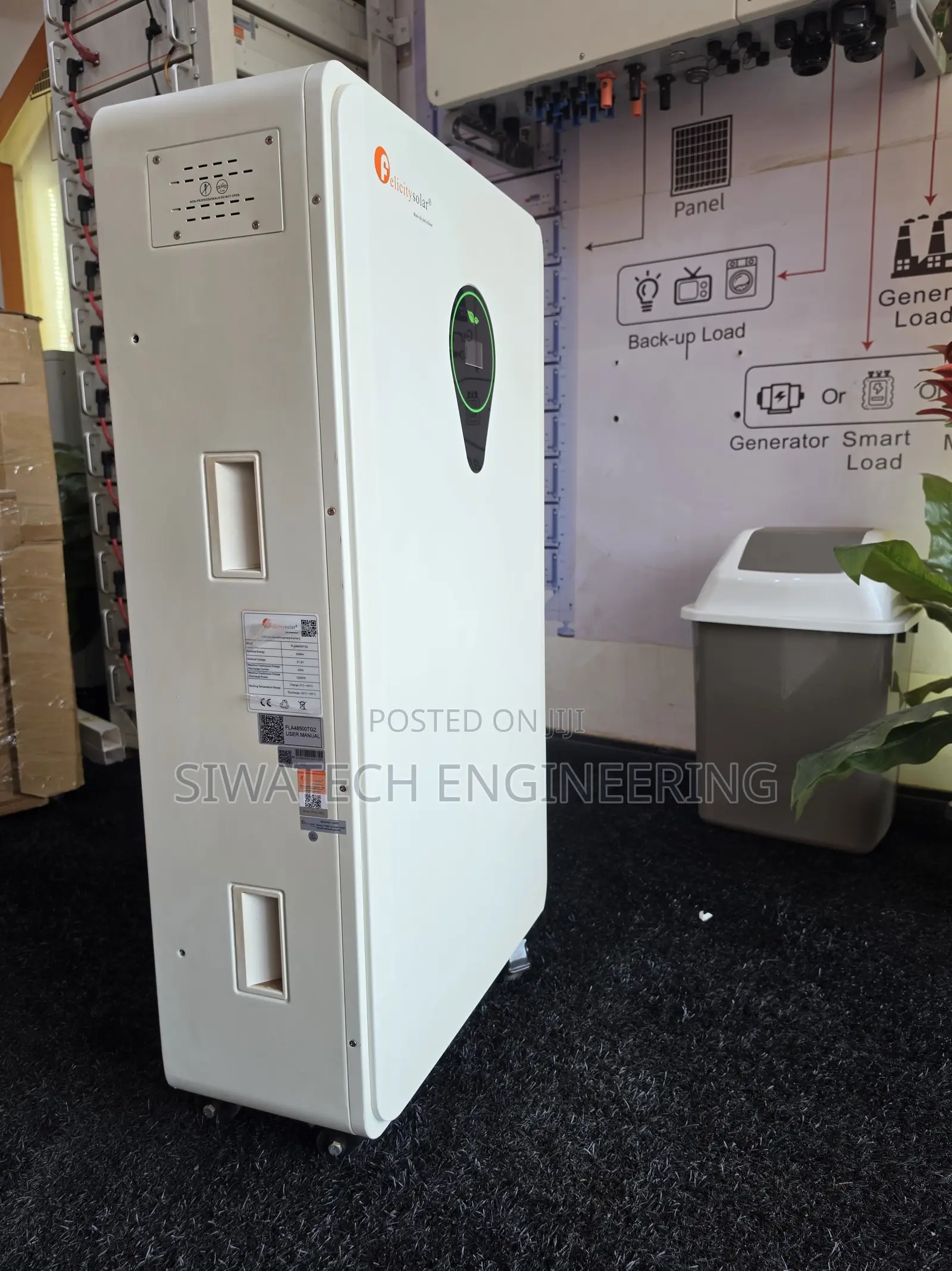 25KWH Lithium Ion Phosphate Battery 48v