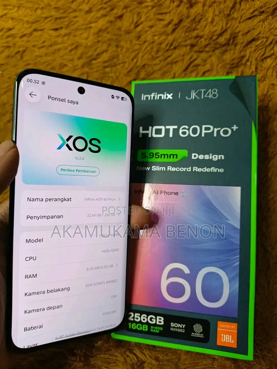New Infinix Hot 60 Pro+ 256 GB Black