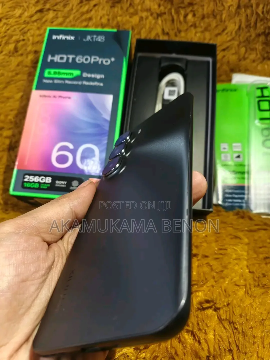 New Infinix Hot 60 Pro+ 256 GB Black