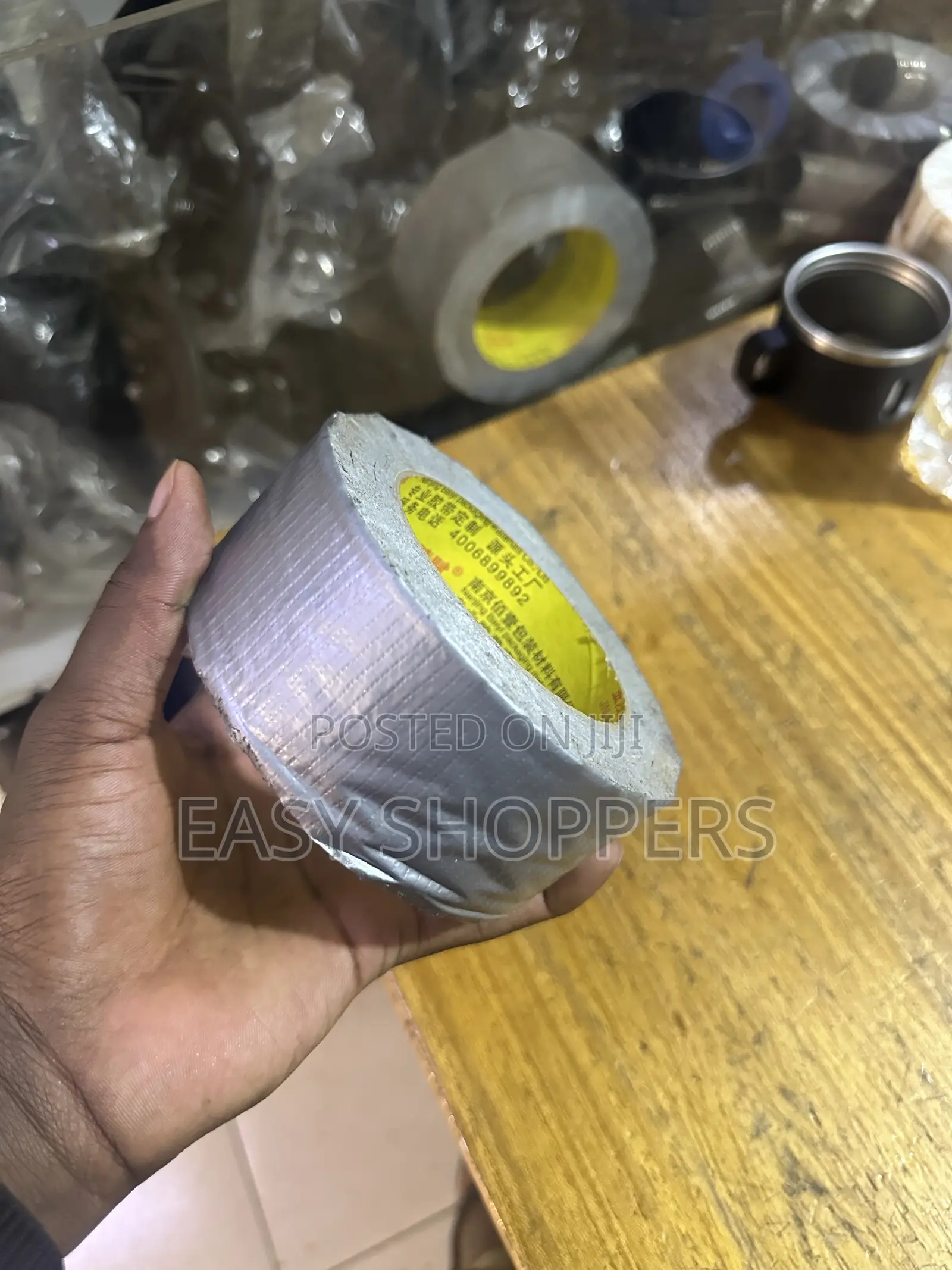 Thickened Fiberglass Cloth Aluminum Foil Tape Temperature Resistant