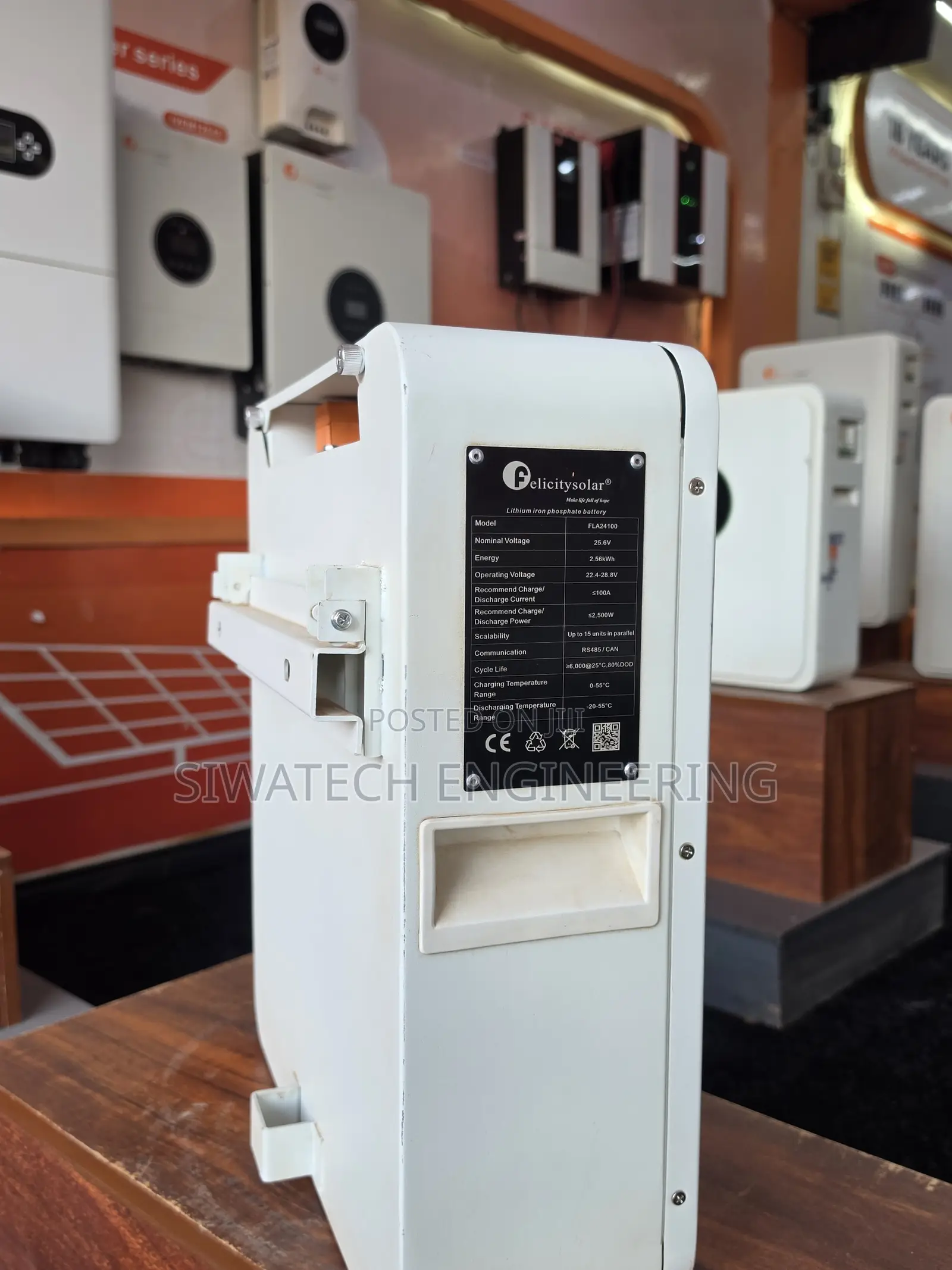 2.56KWH Lithium Iron Phosphate Battery