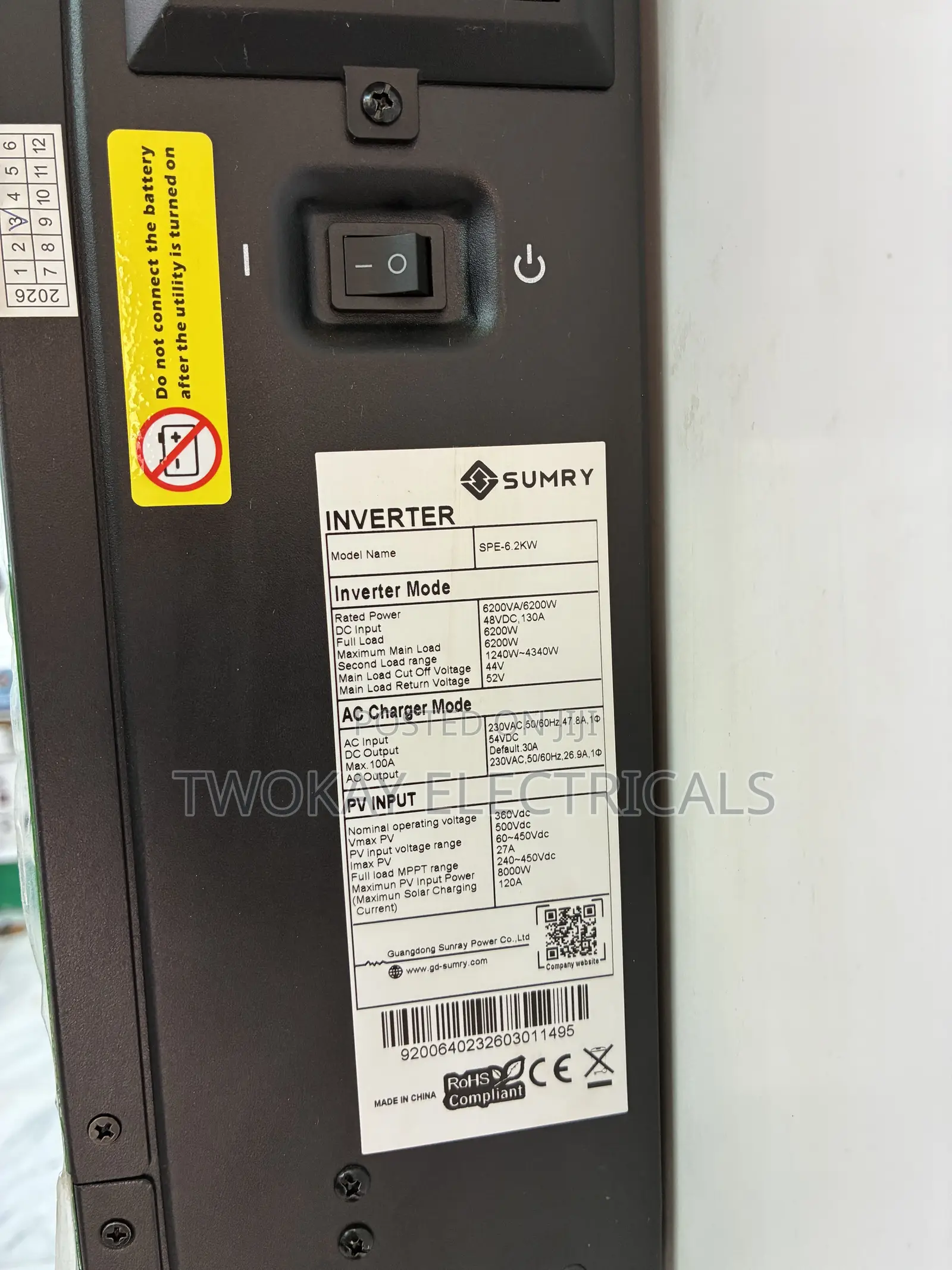 6.2kva Hybrid Inverter