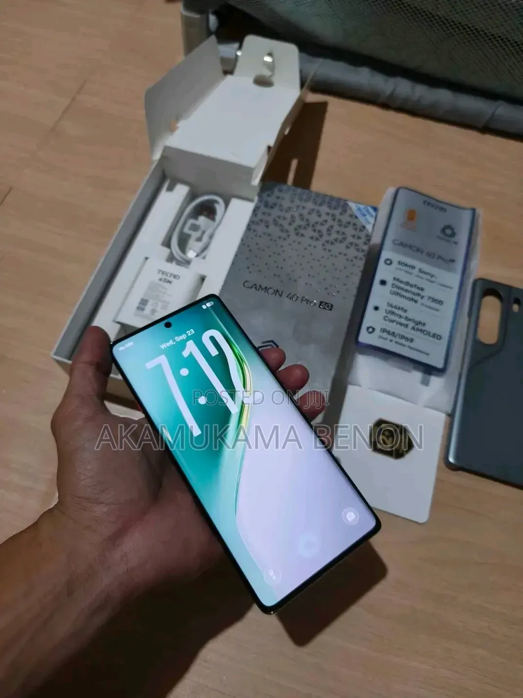 New Tecno Camon 40 Pro 4G 256 GB Black