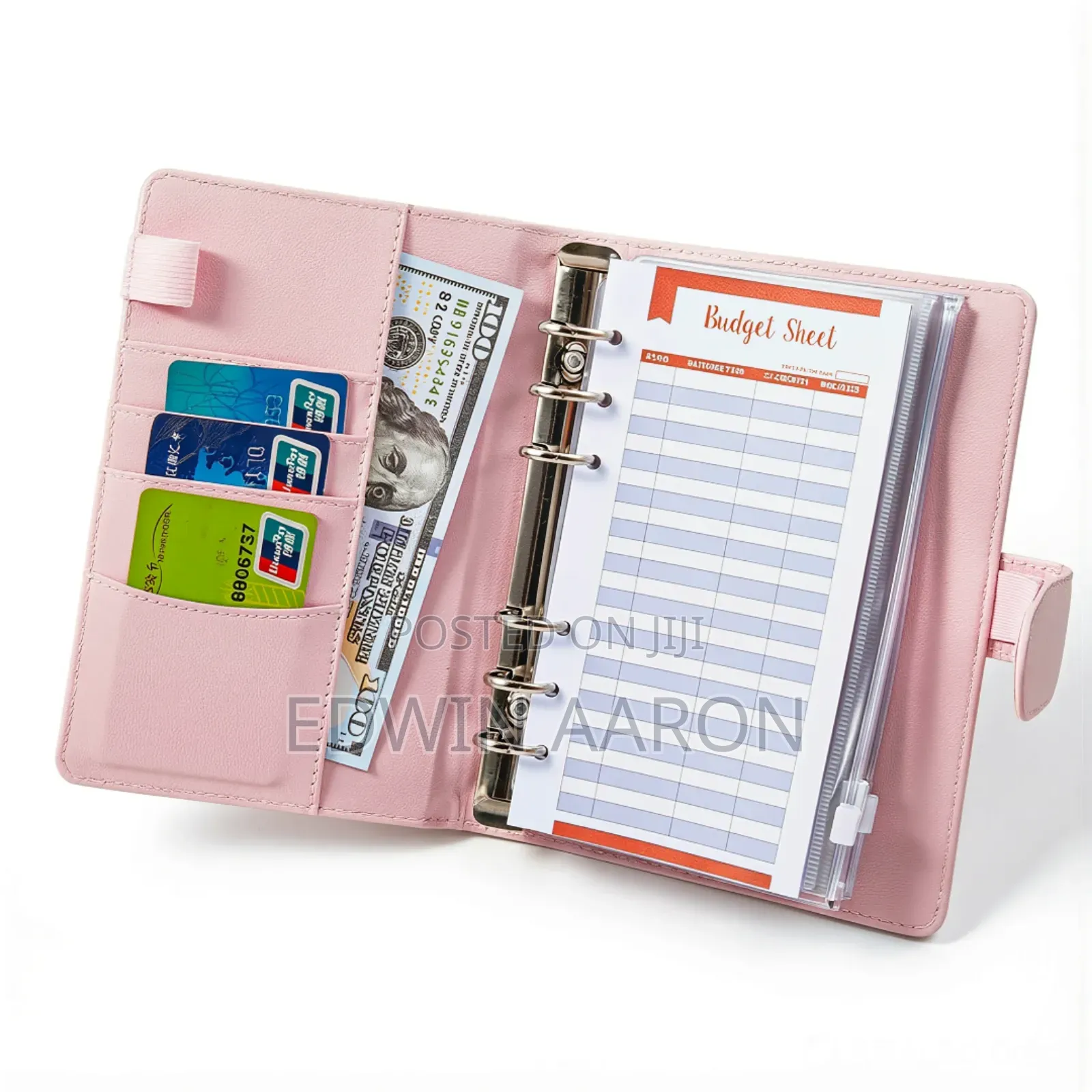 A6 Budget Binder With Zipper Envelopes