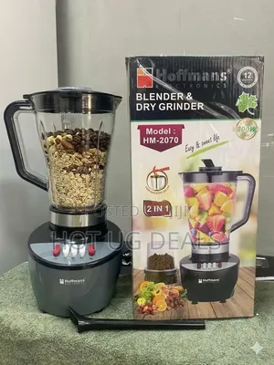 Hoffmans HM-2073 2-in-1 Blender & Dry Grinder (800W)