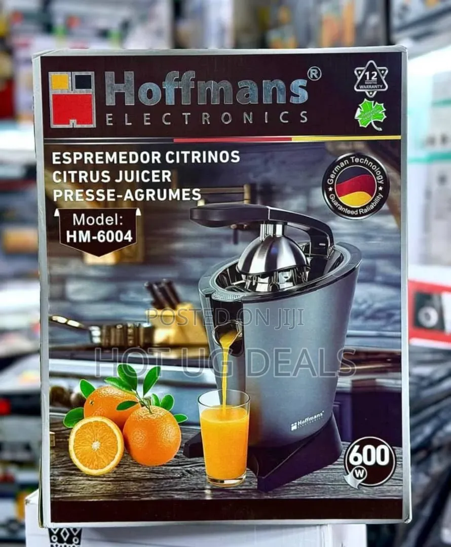 Hoffmans Electric Citrus Juicer (Model HM-6004).
