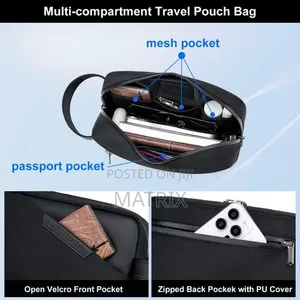 Travel Pouch Bag for Men Shaving Kits Bag