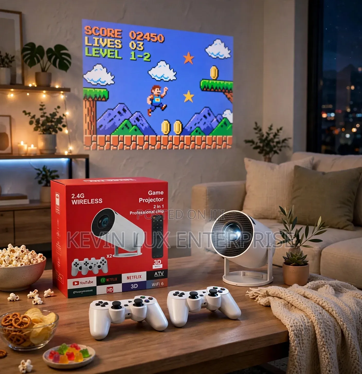 Gaming Projector 2 in 1