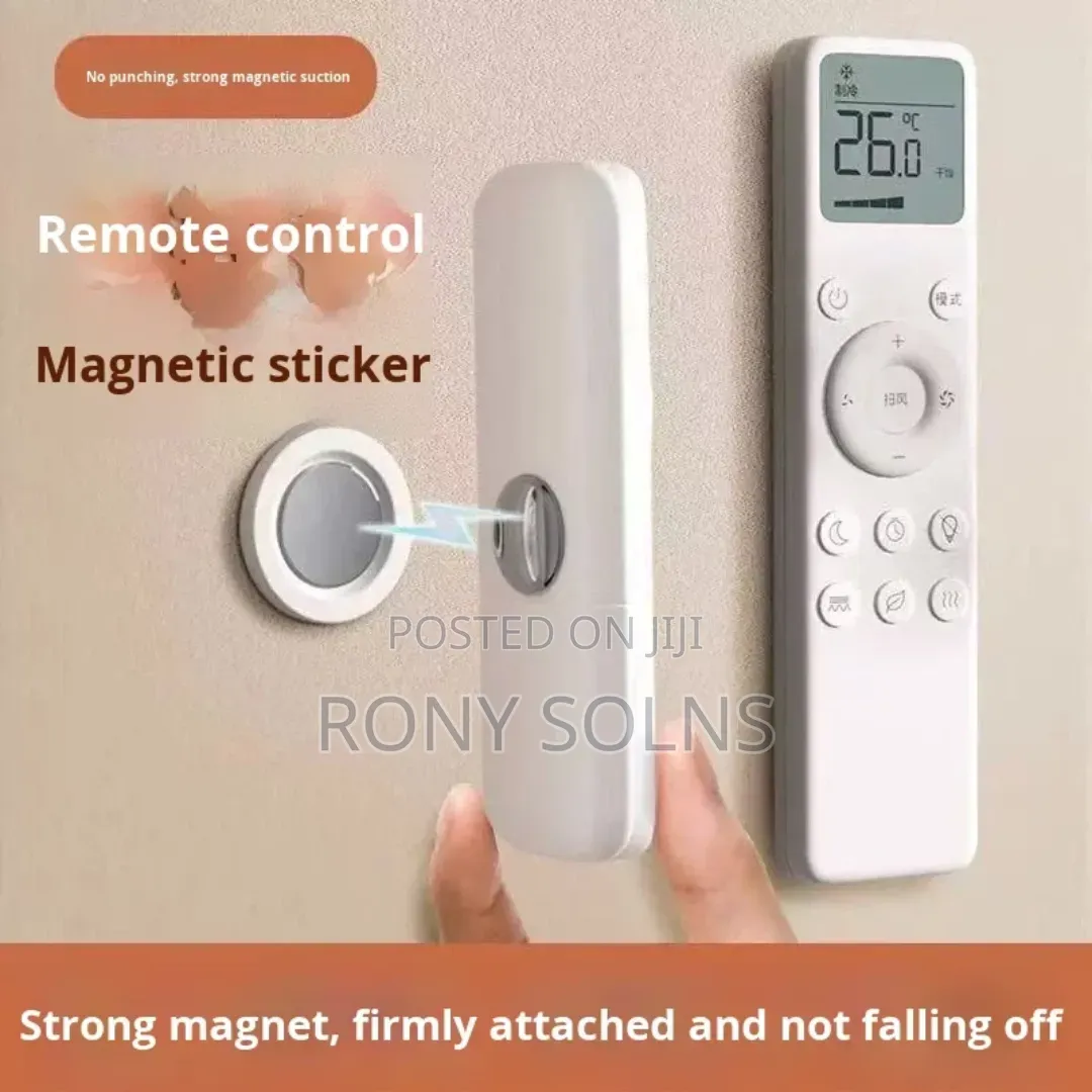 Magnetic Remote Holder Attached to a Wall