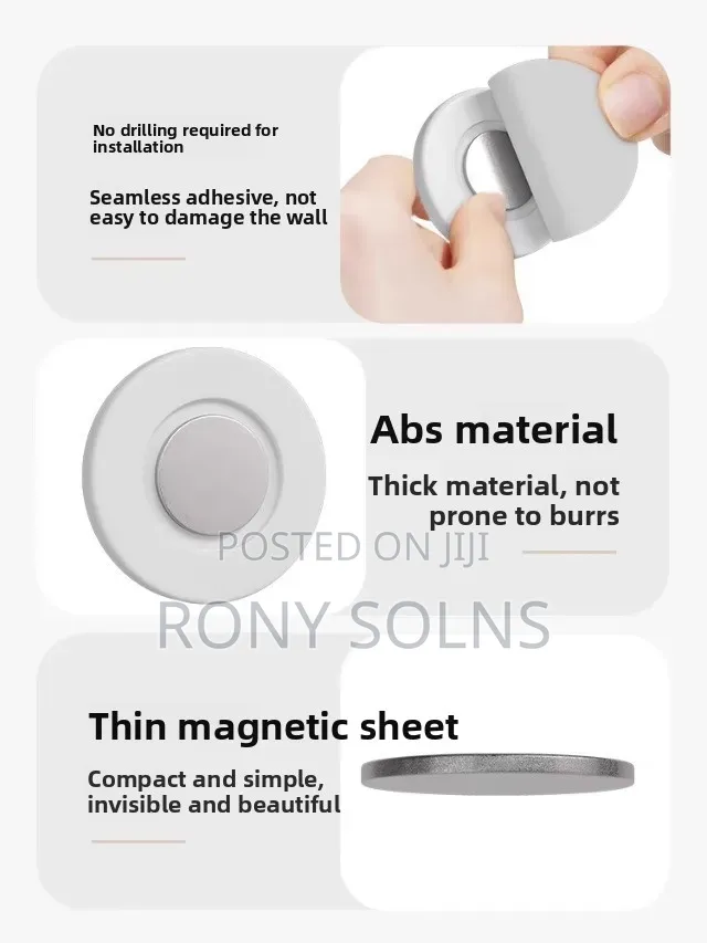 Magnetic Remote Holder Attached to a Wall