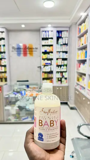 Shea Moisture Oat Milk and Rice Water Baby Wash and Shampoo 384mls