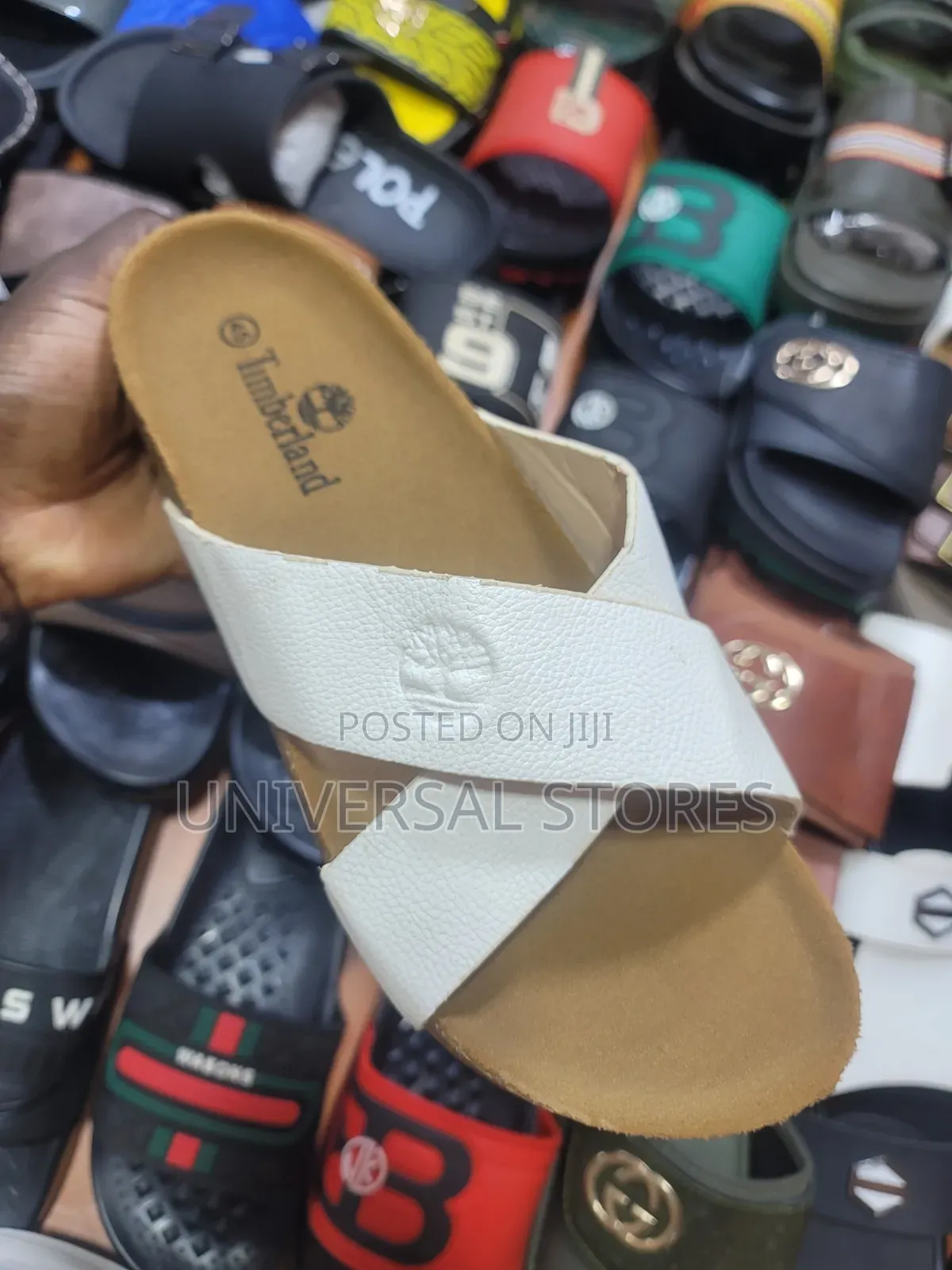 Timberland Spaulding Cross-Strap Slide Sandals