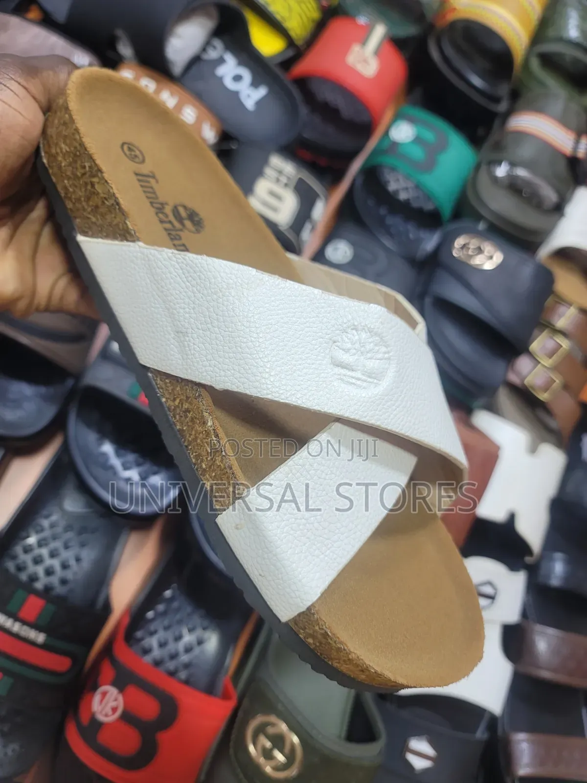 Timberland Spaulding Cross-Strap Slide Sandals