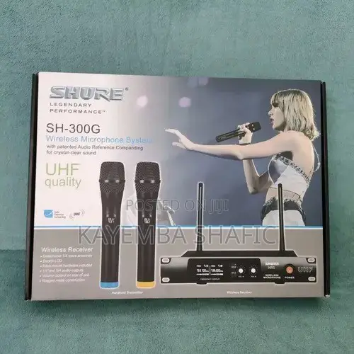 Shure SH-300G Professional Dual UHF Wireless Microphone System
