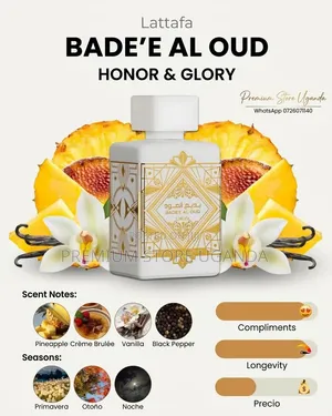 Original Lattafa Bade'e Al Oud Honor & Glory Perfume 100ml