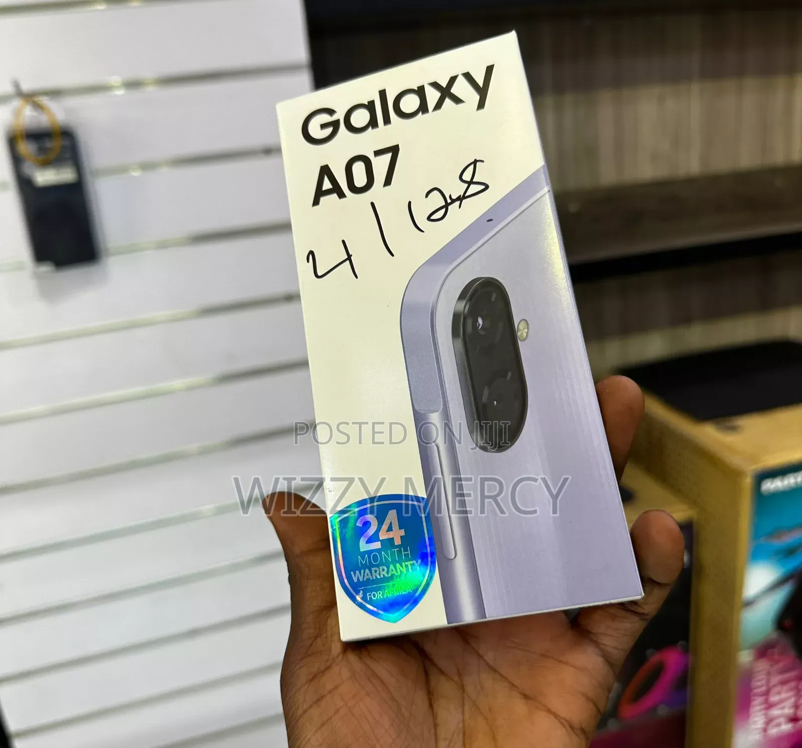 New Samsung Galaxy A07 128 GB Pink