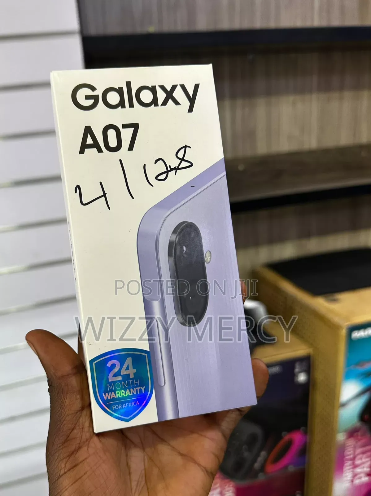 New Samsung Galaxy A07 128 GB Pink