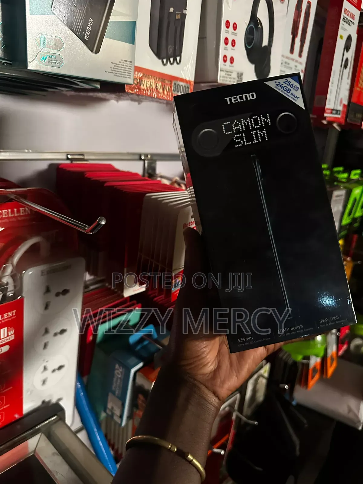 New Tecno Camon Slim 256 GB Black