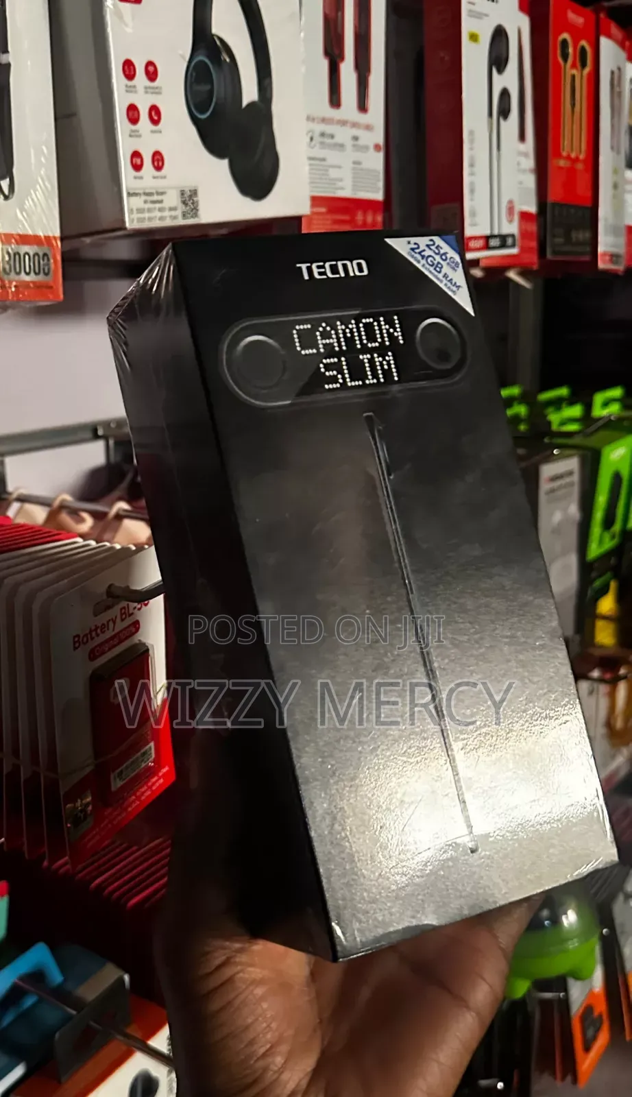 New Tecno Camon Slim 256 GB Black