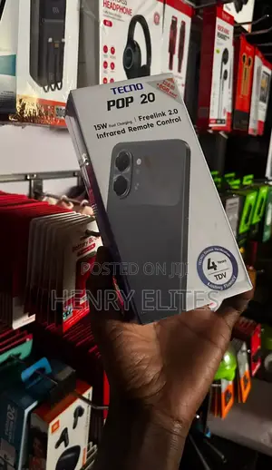 New Tecno Pop 20 128 GB Black