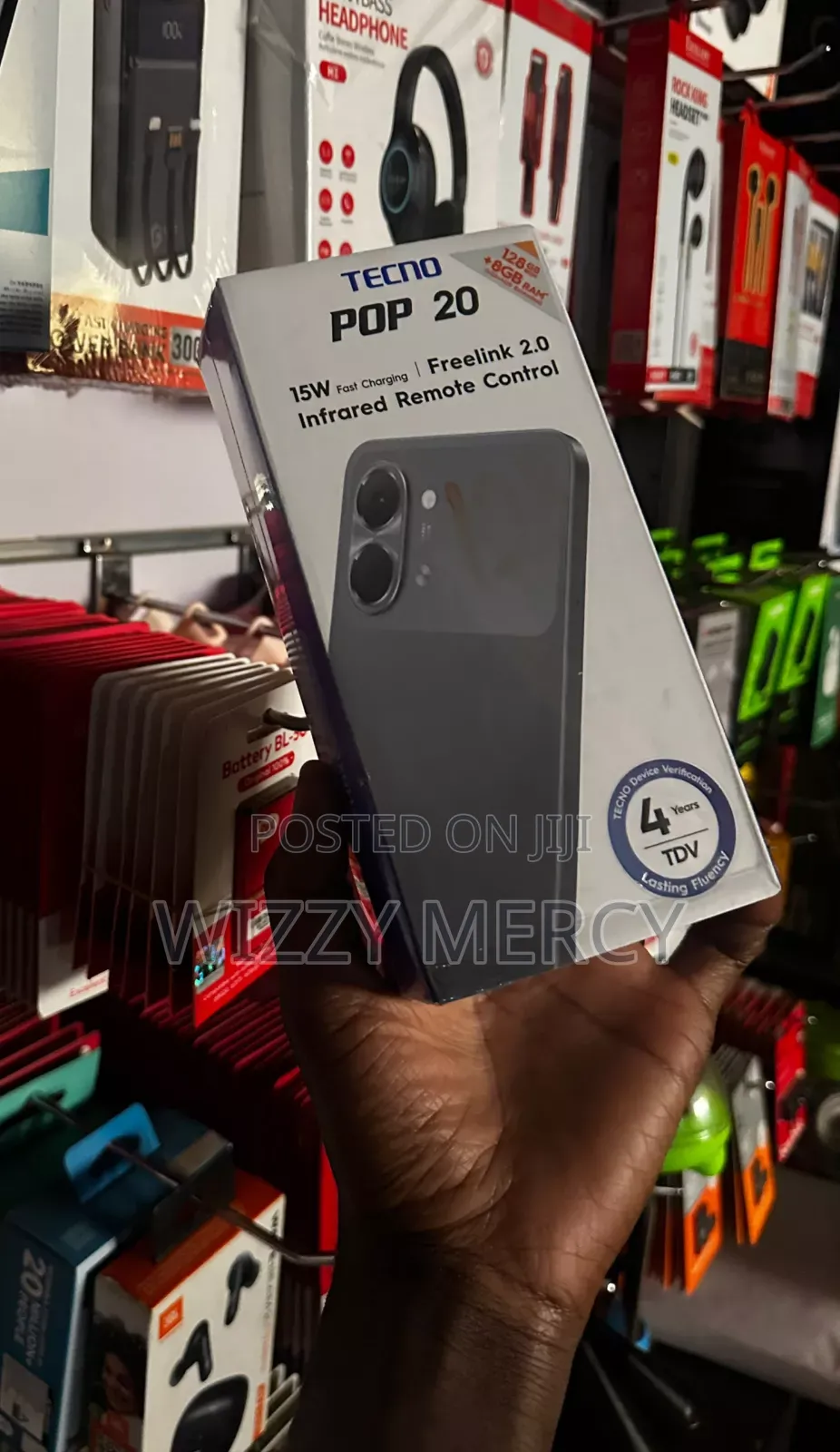 New Tecno Pop 20 128 GB Black