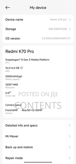 Xiaomi Redmi K70 Pro 512 GB Red