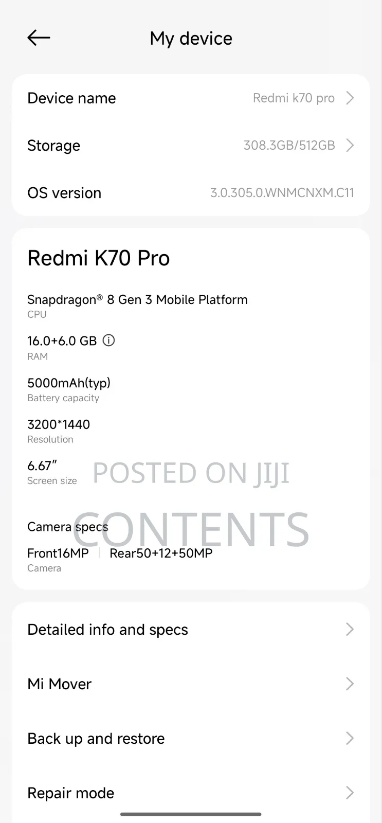 Xiaomi Redmi K70 Pro 512 GB Red