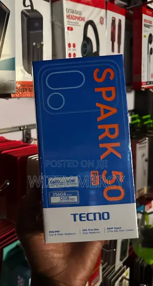 New Tecno Spark 50 Pro 256 GB Black