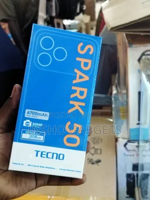 New Tecno Spark 50 128 GB Black